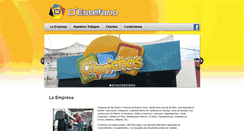 Desktop Screenshot of letrerosdestefano.com.ar